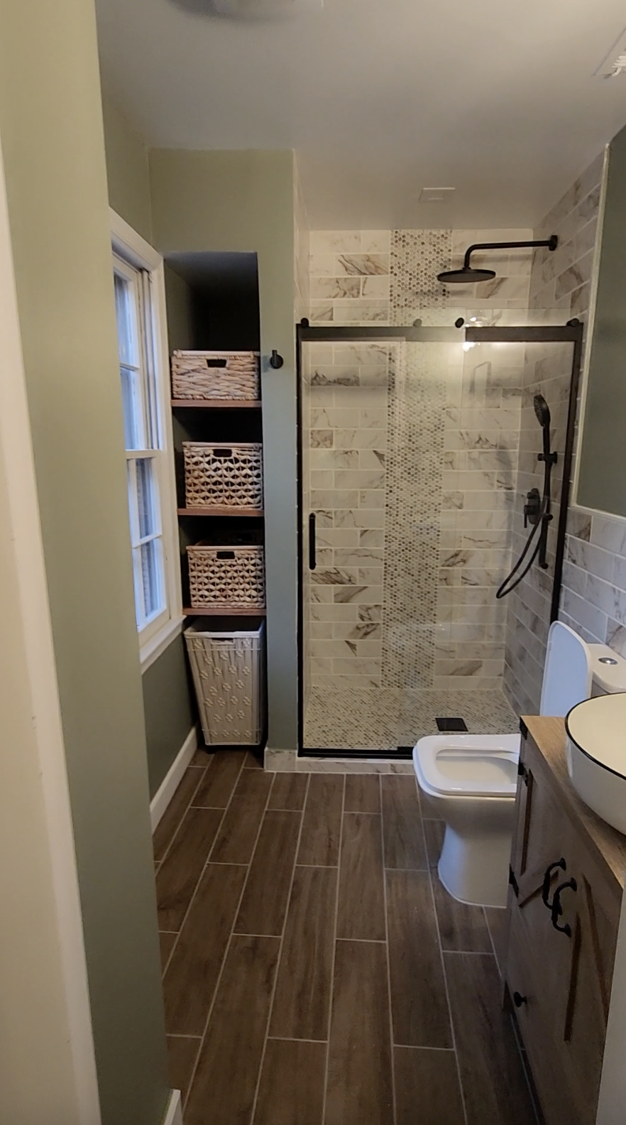 Closet-to-Bathroom Conversion